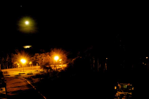月夜のクッチャロ湖