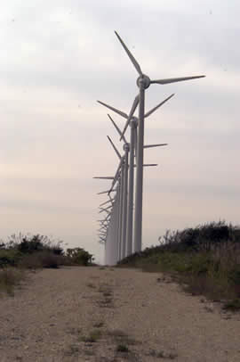 風力発電の風車